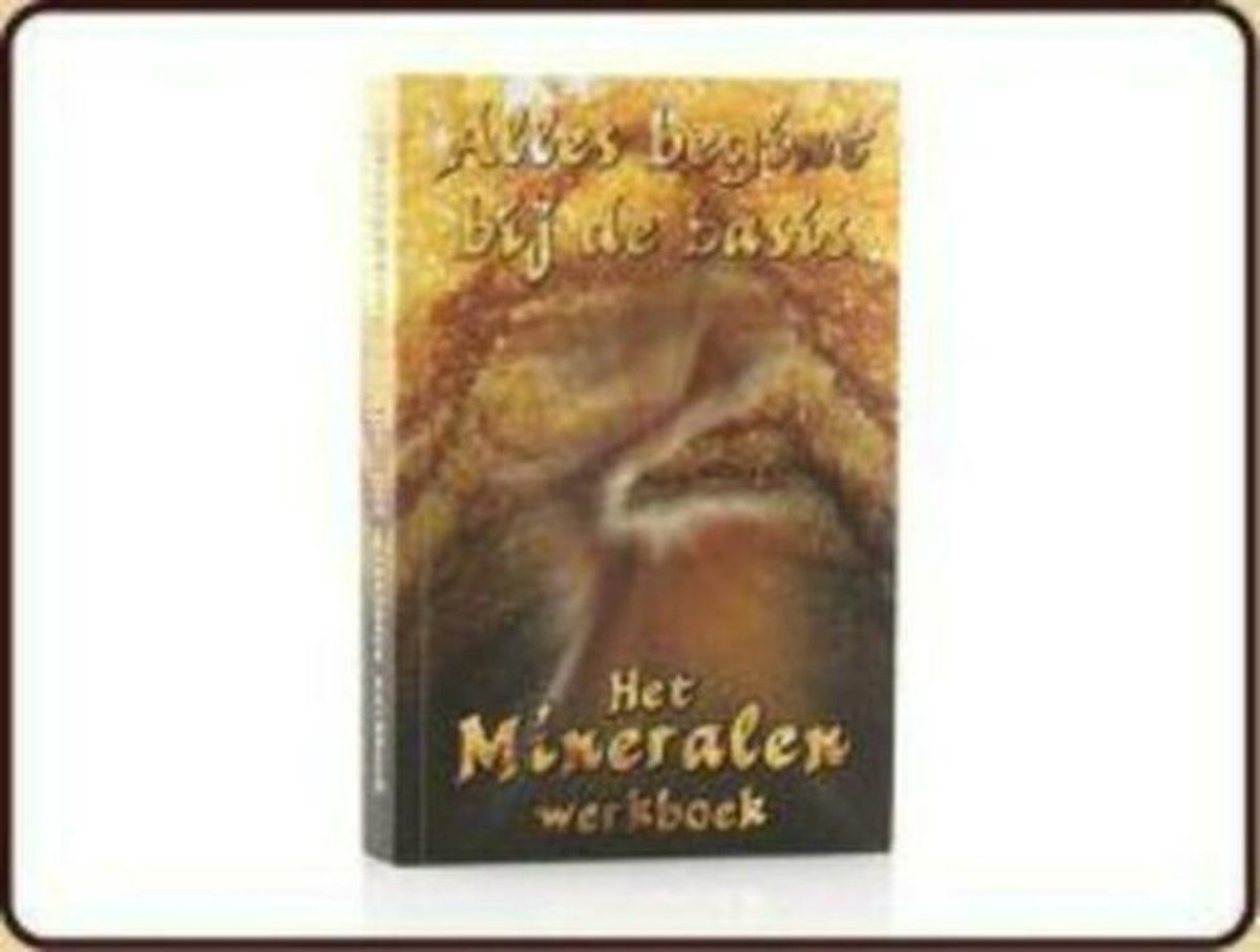 Boek: Het Mineralen werkboek - oranje