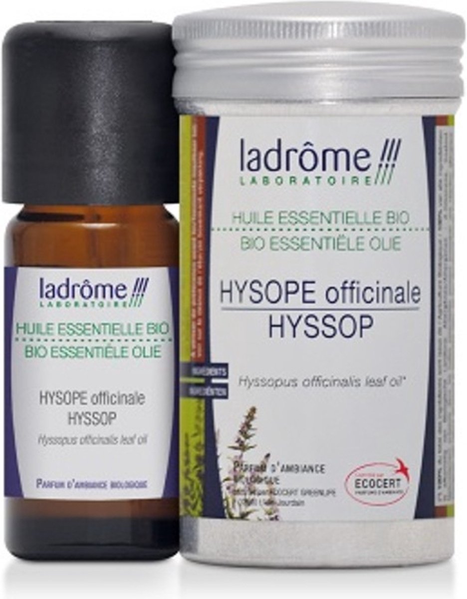 Goedkoopste Pit&Pit - Hyssop etherische olie bio 10 ml - Warm, kruidig en houtig aroma - Zuiver en onverdund