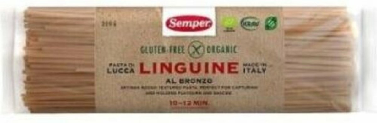 Semper Glutenvrij Pasta Linguini Bio 300 gr 