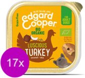 17x Edgard & Cooper Seau BIO Dinde - Nourriture pour chiens - 100g