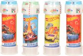 50x Hot Wheels race autos bellenblaas flesjes met spelletje 60 ml voor kinderen - Uitdeelspeelgoed - Grabbelton speelgoed