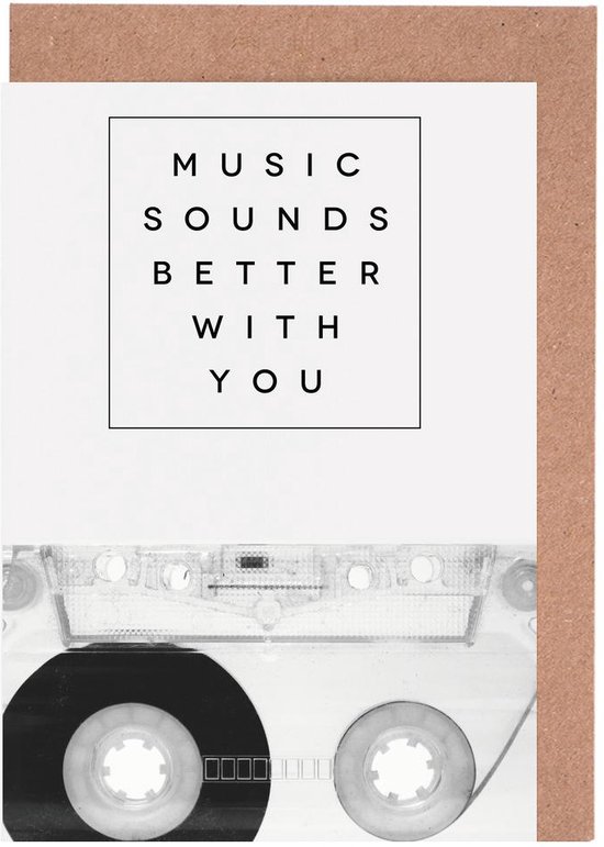 Music Sounds Better With You Wenskaartenset