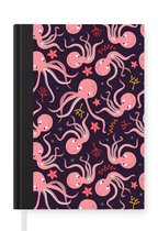 Notitieboek - Schrijfboek - Octopus - Baby - Design - Notitieboekje klein - A5 formaat - Schrijfblok