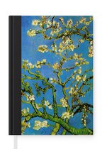 Notitieboek - Schrijfboek - Amandelbloesem - Vincent van Gogh - Notitieboekje klein - A5 formaat - Schrijfblok