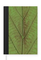 Notitieboek - Schrijfboek - Bladeren - Natuur - Planten - Notitieboekje klein - A5 formaat - Schrijfblok