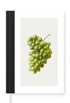 Notitieboek - Schrijfboek - Eten - Druiven - Tros - Notitieboekje klein - A5 formaat - Schrijfblok