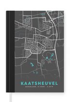 Notitieboek - Schrijfboek - Plattegrond - Kaatsheuvel - Kaart - Stadskaart - Notitieboekje klein - A5 formaat - Schrijfblok