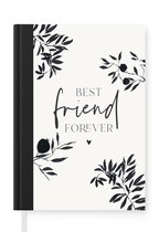 Notitieboek - Schrijfboek - BFF - Quotes - Best friend forever - Spreuken - Beste vrienden - Notitieboekje klein - A5 formaat - Schrijfblok