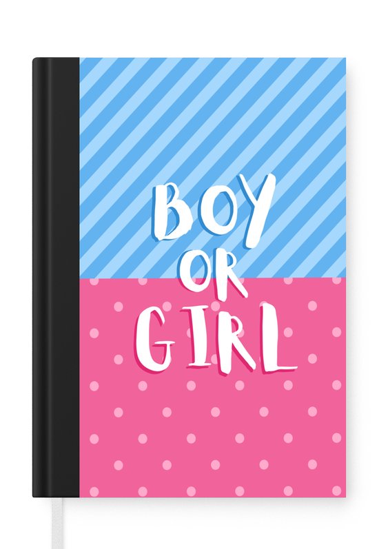 maximaal Vermindering zuiger Notitieboek - Schrijfboek - Boy or Girl - Design - Gender reveal - Baby -  Zwangerschap... | bol.com