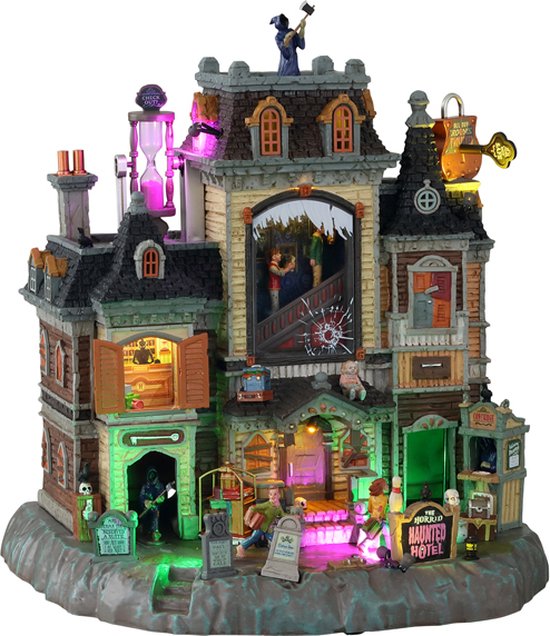 Lemax - The Horrid Haunted Hotel, With 4.5v Adaptor - Kersthuisjes & Kerstdorpen