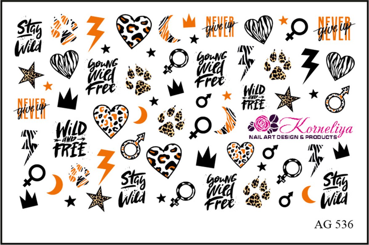 Goedkoopste Korneliya Airbrush Waterdecal AG 536