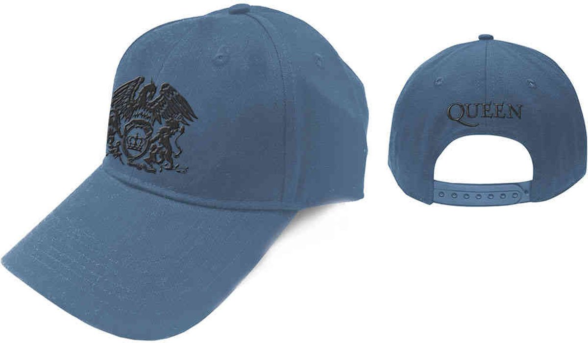 Queen - Black Classic Crest Baseball pet - Blauw