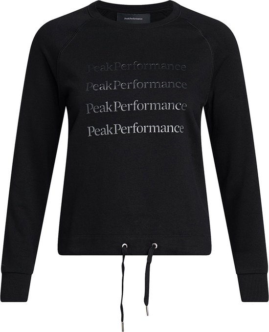 Peak Performance - Ground Crew Women - Zwarte Sweater Dames-XS