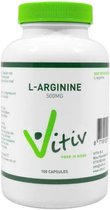 Vitiv L-Arginine 500 mg 100 capsules