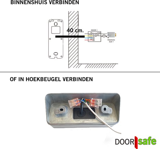 Doorsafe 7569 PRO - Professionele internet video deurbel met camera - FHD 2MP - 7" touchscherm - 32Gb SD-kaart - 2,4/5Ghz WiFi of Netwerkkabel - met extra WiFi gong — afbeelding 5