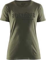 Blaklader Dames T-shirt 3D 3431-1042 - Herfstgroen - XS