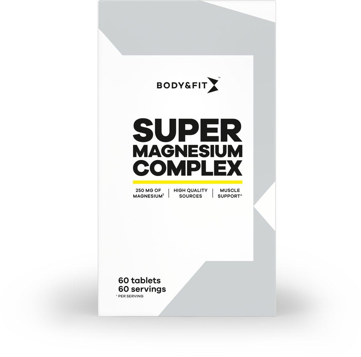 Goedkoopste Body & Fit Super Magnesium Complex - 100 Magnesium Tabletten - Vitaminen en Mineralen - Sportsupplement - 60 Tabletten