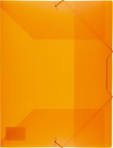 Kangaro elastomap - A4 - PP - transparant oranje - K-58190665