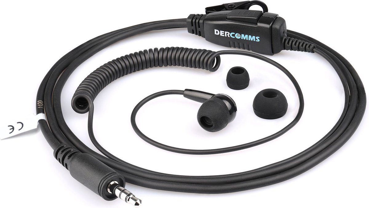 DerComms® Oordopje voor Kenwood portofoon PKT23