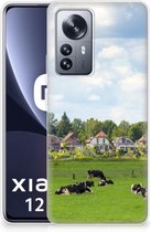 Backcover Soft Siliconen Hoesje Xiaomi 12 Pro Telefoon Hoesje Hollandse Koeien
