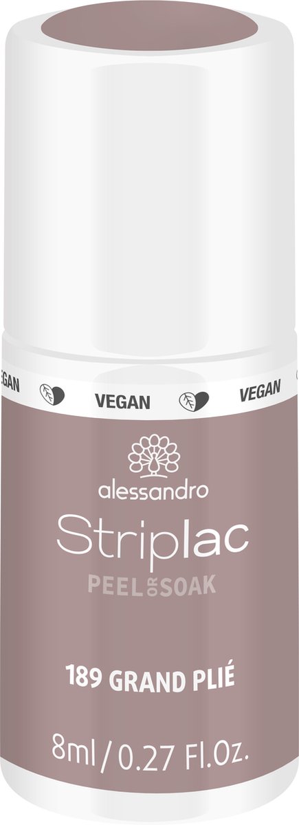 Goedkoopste Alessandro Striplac Peel or Soak - 189 Grand Plie - Gel Nagellak - 8 ml