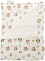 Cottonbaby- Wiegdeken - Cottonsoft - bamboe - moody flowers Cottonbaby- Wiegdeken - Cottonsoft - bamboe - moody flowers