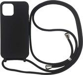 Smartphonica iPhone 11 Pro Max hoesje met koord - Zwart / TPU / Back Cover geschikt voor Apple iPhone 11 Pro Max