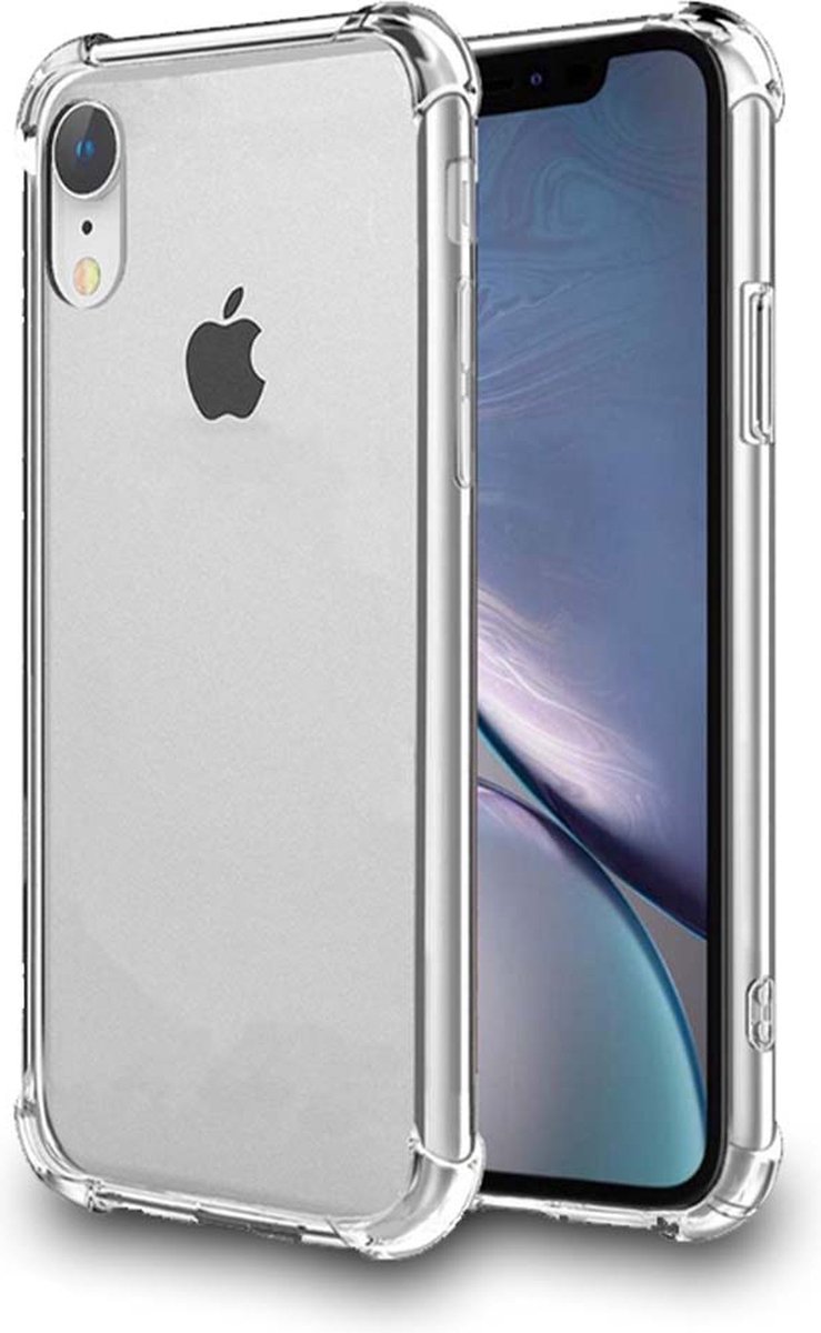 Smartphonica iPhone Xr transparant hoesje flexibel met stootrand / Siliconen / Back Cover geschikt voor Apple iPhone XR - Smartphonica