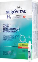 Hyaluronic Acid 2% and Vitamin C Ampoules - Gerovital H3 Hyaluron C - 10 vials x 2 ml