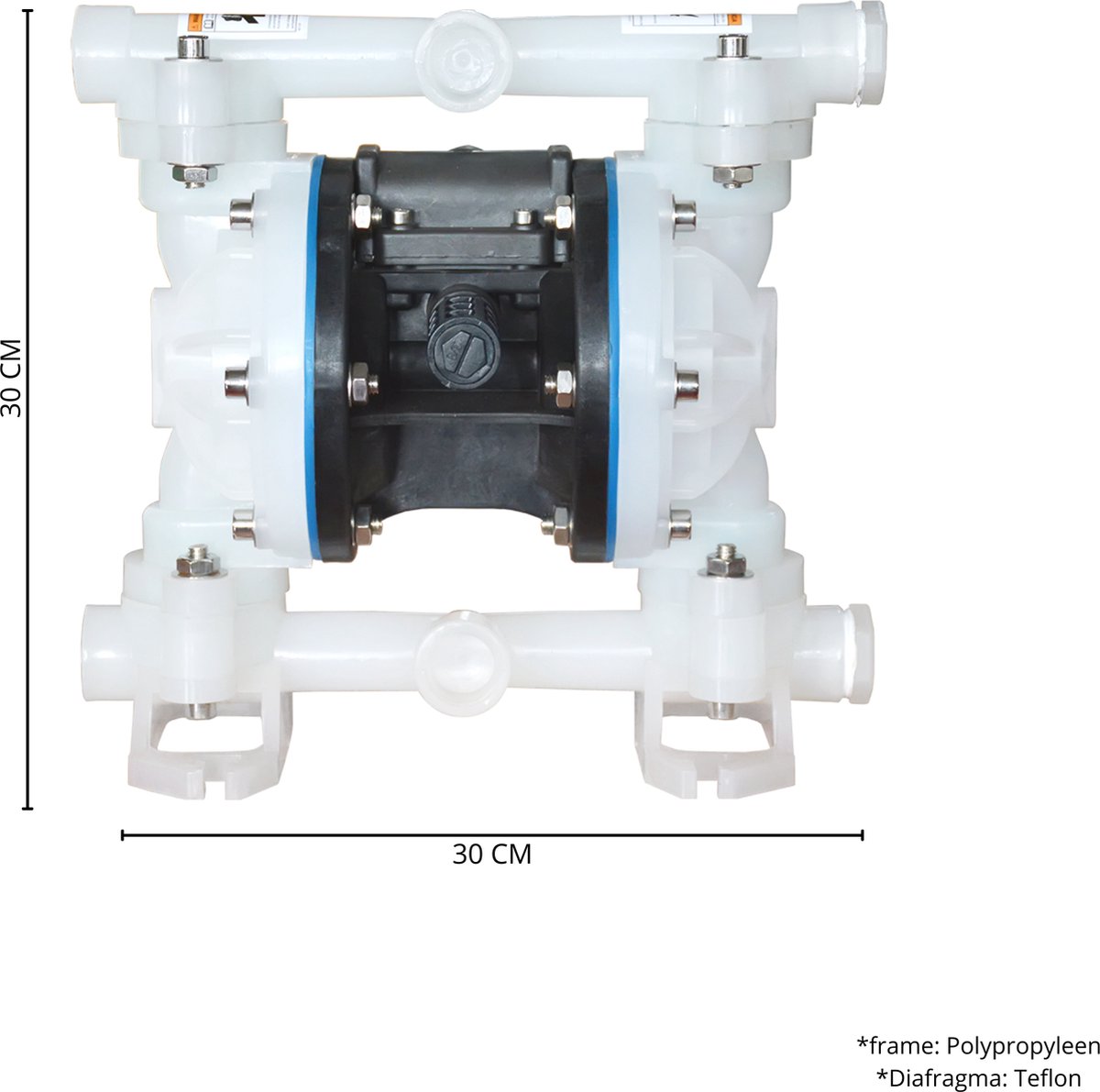 Pompe à Membrane Pneumatique Unidirectionnelle 15L/min - Parfaite Pour Machines D'impression Et Transfert D'encre