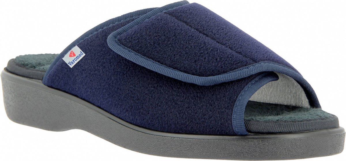 Goedkoopste Varomed - Ibiza - Slipper - maat 41 - marineblauw - met CE keurmerk - verbandschoenen - verbandpantoffels - verbandsloffen