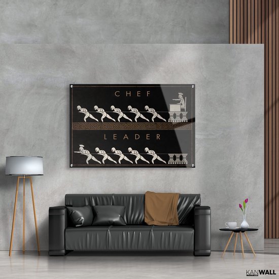 Luxe Plexiglas Schilderij Leader | 60x90 | Woonkamer | Slaapkamer | Kantoor | Muziek | Design | Art | Modern | ** 5MM DIK**