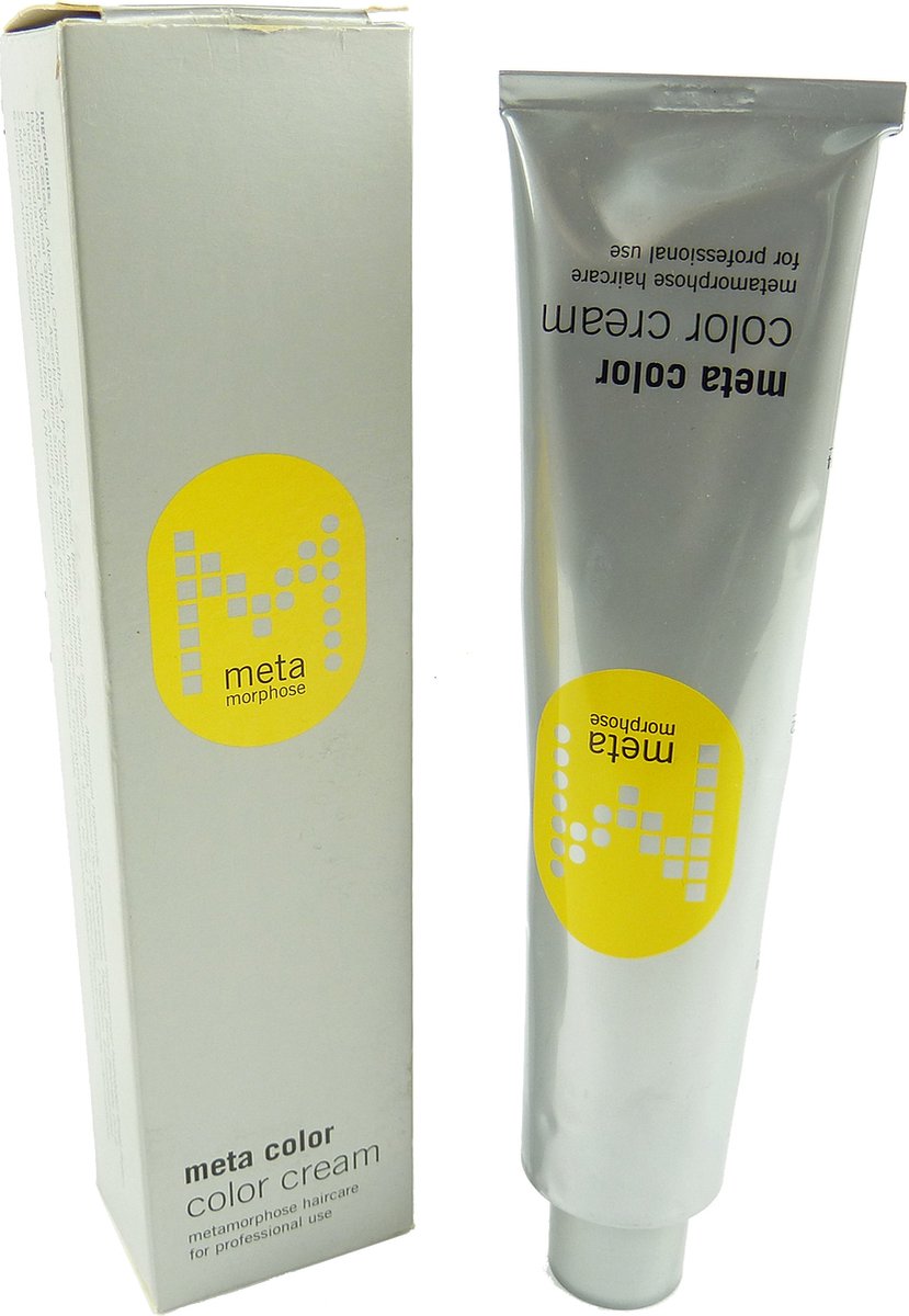Metamorphose Meta Color Cream Permanente Crème Haarkleur Kleuring 120ml - 7.7 mittel-violettblond medium violet blonde