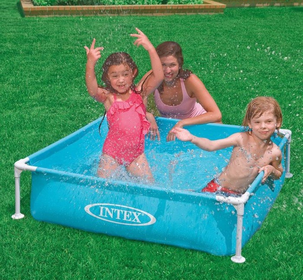 Intex Mini frame zwembad - Opzetzwembad - 122x122 cm - kinderzwembad - mini pool - kinderbadje