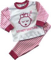 Beeren Bodywear Do Not Disturb Roze Maat 74/80 Baby Pyjama 24-422-284-74/80