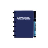 Whiteboard notitieblok / schrift  - Correctbook - A6 - Gelijnd - Blauw