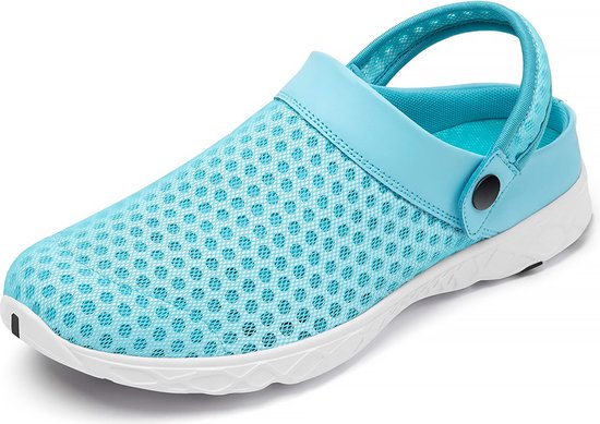 Waterschoenen Aquaschoenen Pool Waterschoenen - Maat 29 - Blauw Antislip - Schoenen voor Zwembaden en Strand - Volwassenen en Kinderen - beschermt tegen grof zand scherpe stenen en dieren onder water Lichtblauw Unisex