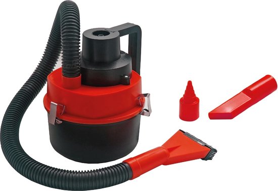 Autostofzuiger 12V Kruimeldief met Opzetstukken en Borstel - Autostofzuiger - €32,95
