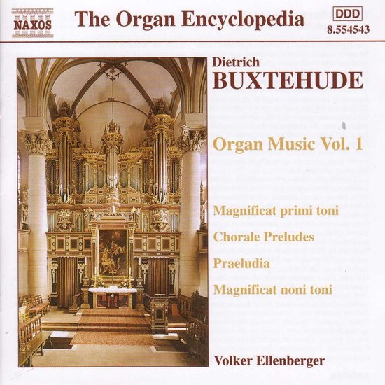 Buxtehude: Organ Music Vol. 1 door Volker Ellenberger op Naxos