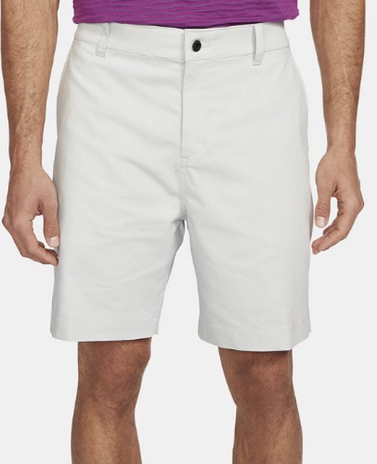 Nike Dri-FIT UV Men's 9 Golf Chino Shorts Light Grey