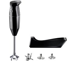 Mixeur plongeant / robot culinaire sans fil Bamix - 3 vitesses - Sans fil Plus Zwart