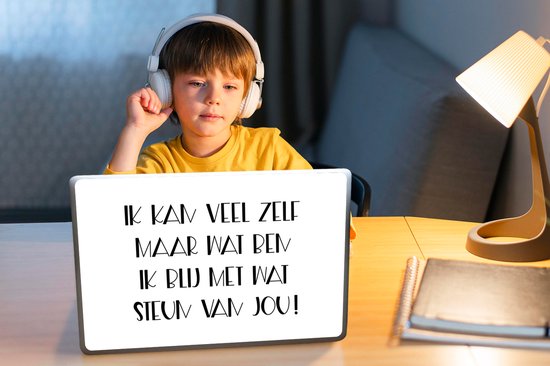 Autocollant pour ordinateur portable - 12,3 pouces - Force - Citations - Support - 30x22cm - Autocollants pour ordinateur portable - Peau pour ordinateur portable - Couverture