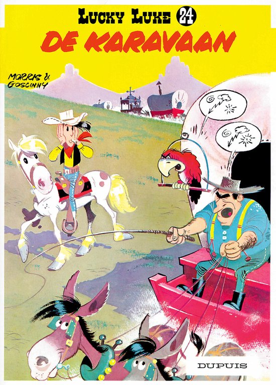 Cover van het boek 'Lucky Luke / 24 De karavaan' van  Morris en René Goscinny