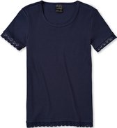 Schiesser - Basic - Shirt korte mouwen  - nachtblauw - Maat 164