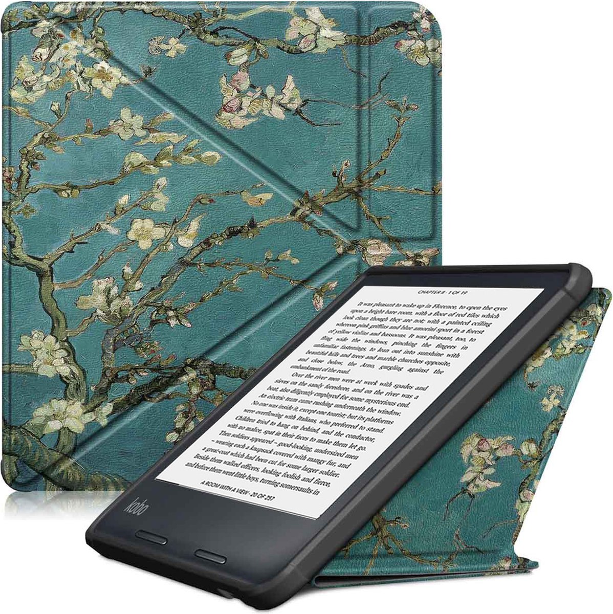 Kobo Libra 2 hoesje - Kobo Libra 2 Cover - iMoshion Design Origami ...