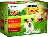 Bonzo Vitafit Multipack Rund - Kip - Lam in Gelei 12 x 100 gr