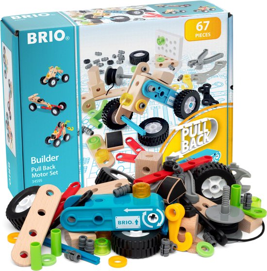 BRIO Builder Pull Back Motor Set - 34595 - BRIO