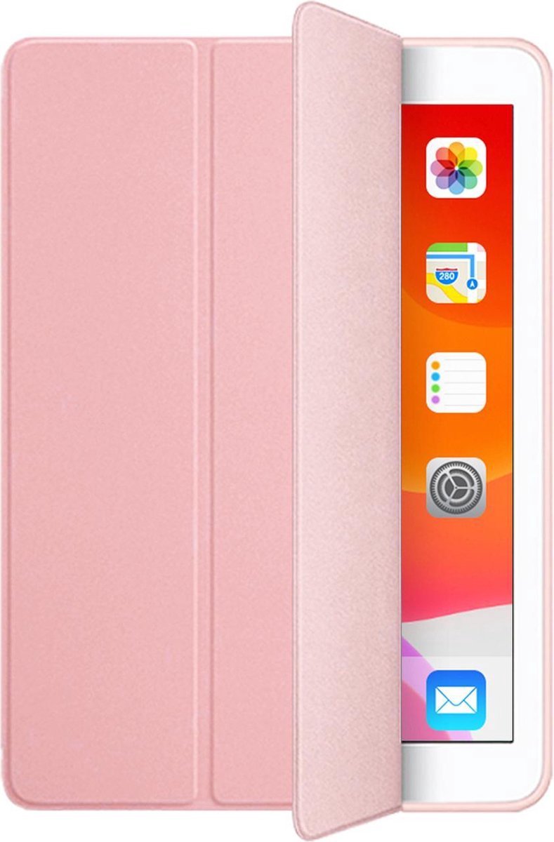 Ipad 7/8/9 softcover (2019/2020/2021) - 10.2 inch – Ipad hoes – soft cover – Hoes voor iPad – Tablet beschermer - rosegold