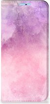 Leuk Telefoonhoesje Xiaomi Redmi Note 11/11S Bookcase Cover Pink Purple Paint
