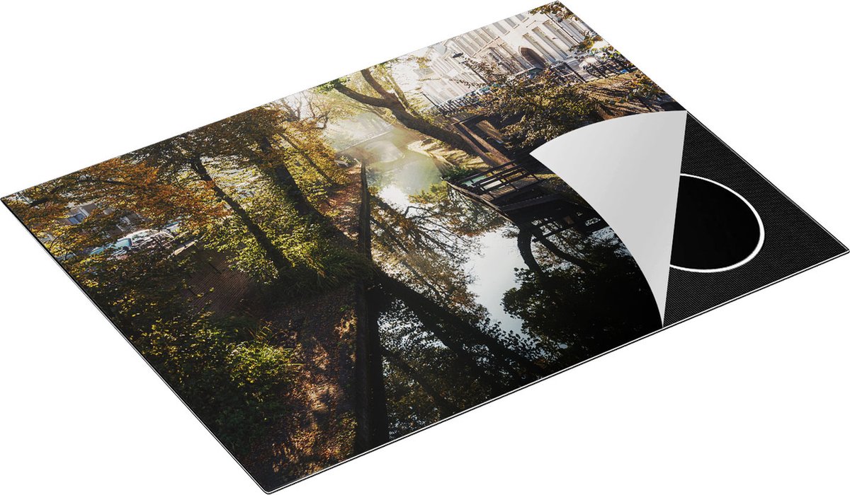 Chefcare Inductie Beschermer Nieuwe Gracht in Utrecht - 70x52 cm - Afdekplaat Inductie - Kookplaat Beschermer - Inductie Mat